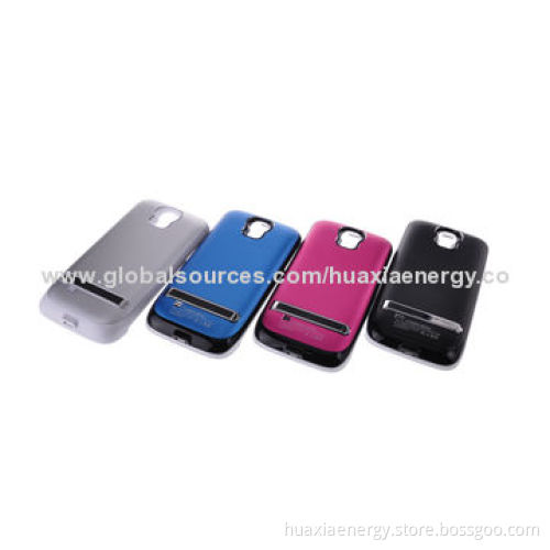 External Battery Power Case for Samsung Galaxy S4, i9500, 3,200mAh Capacity